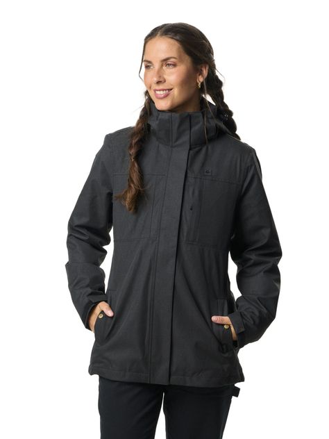 Chaqueta Kivul Mujer Siklos Reciclada Negra con Print-0