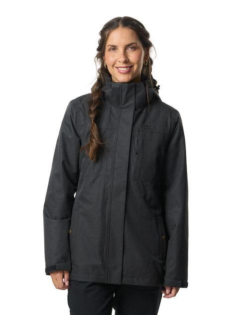 Chaqueta Kivul Mujer Siklos Reciclada Negra con Print-2