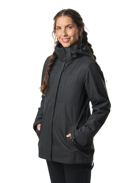 Chaqueta Kivul Mujer Siklos Reciclada Negra con Print-3