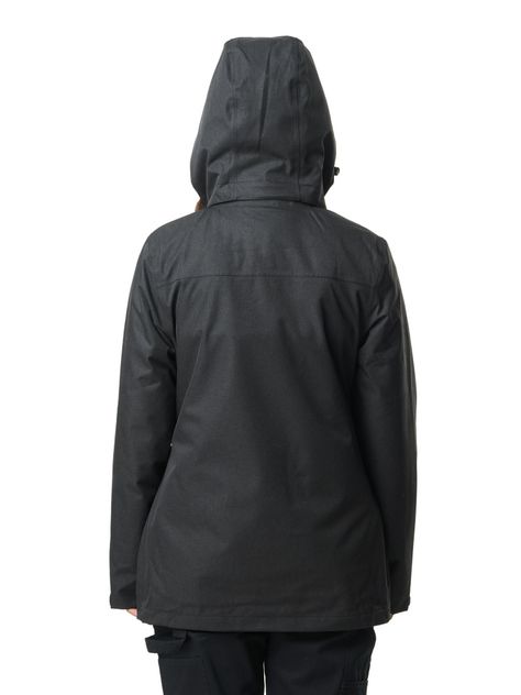 Chaqueta Kivul Mujer Siklos Reciclada Negra con Print-5
