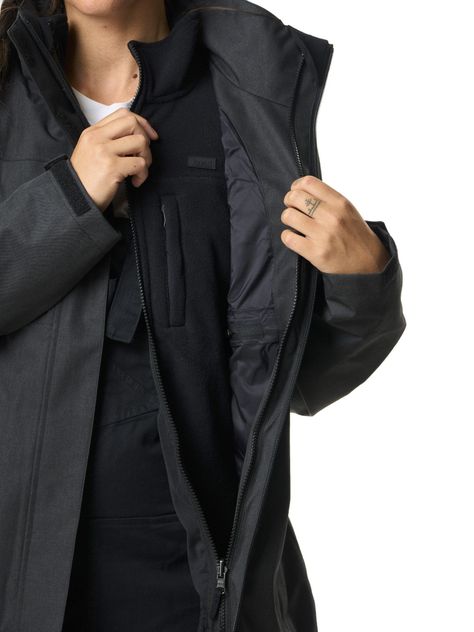 Chaqueta Kivul Mujer Siklos Reciclada Negra con Print-6