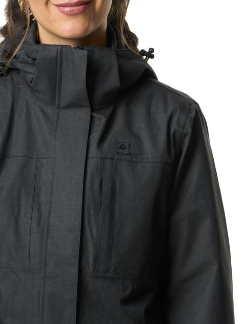 Chaqueta Kivul Mujer Siklos Reciclada Negra con Print-9