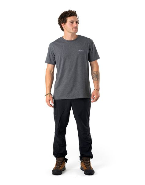 Polera Marmot Hombre Chest Logo Tee Gris-2