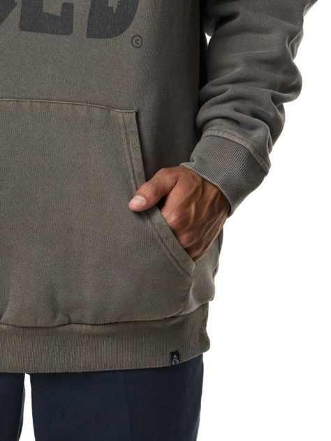 Polerón Stoked Hombre Logo Gris-5