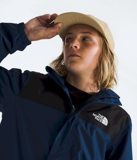 Chaqueta The North Face Niño Impermeable Antora Rain Azul-5