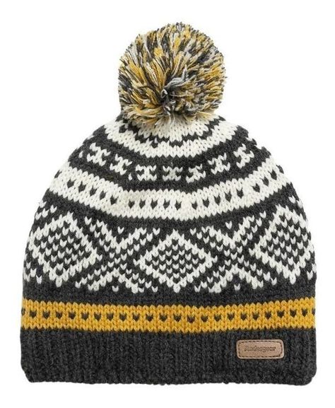 Gorro Andesgear Unisex Pompom Ethnic Beanie Gris-0