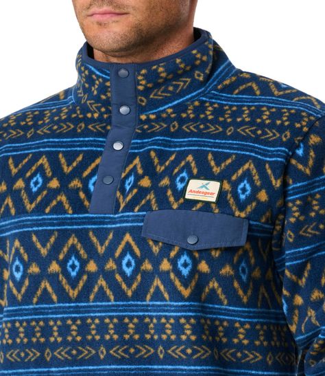Polar Andesgear Hombre Panguipulli Azul-4