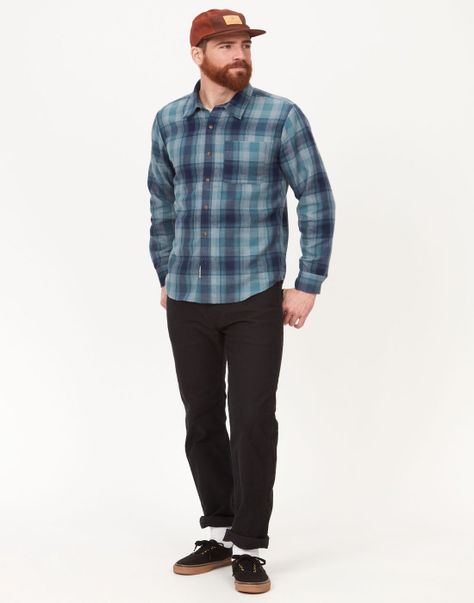 Camisa Marmot Hombre Fairfax Novelty Lightweight Flnl Azul-0