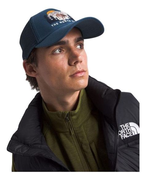 Jockey The North Face Embroidered Mudder Trucker Azul-2