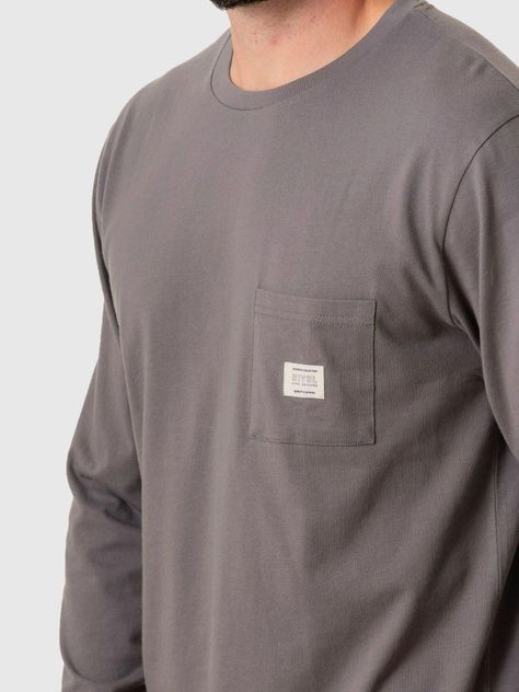 Polera Kivül Hombre Logo Ml KV009 Gris-4