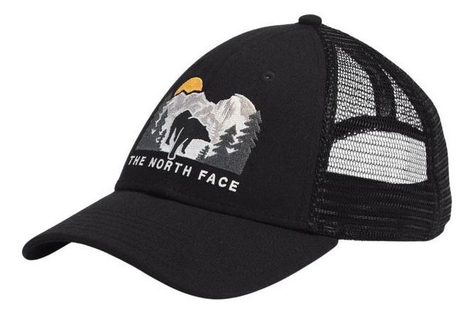Jockey The North Face Embroidered Mudder Trucker Negro-0
