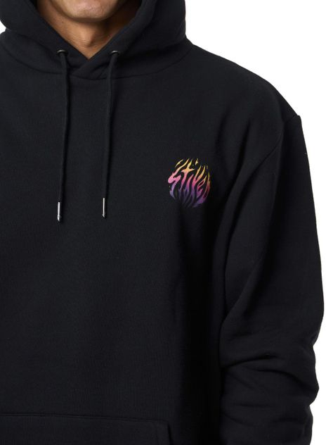 Polerón Stoked Hombre Art Logo Negro-4