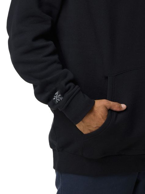 Polerón Stoked Hombre Art Logo Negro-5