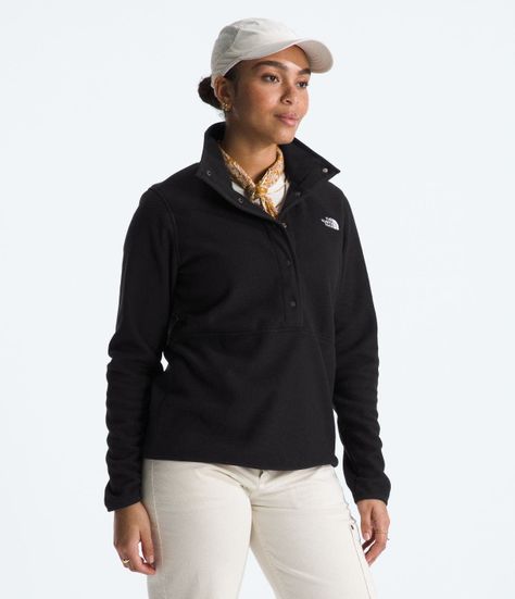 Polar The North Face Mujer Glacier 45689 Snap Negro-0
