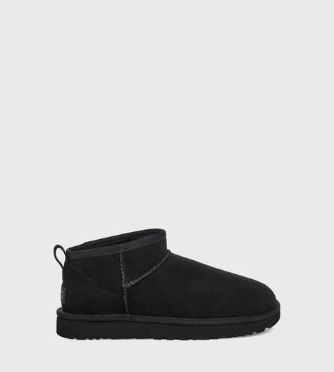 Bota UGG Mujer Classic Ultra Mini Negro-0