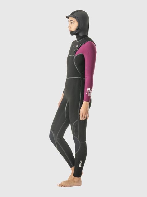 Traje Stoked Mujer De Agua G6 37716 Hood Negro-1