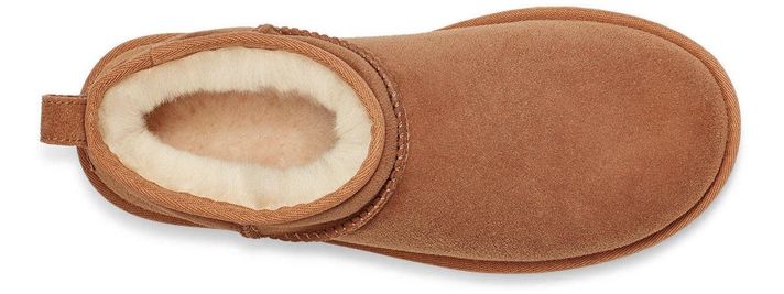 Bota UGG Mujer Classic Ultra Mini Café Claro-4