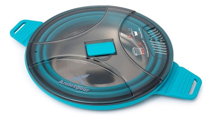 Olla Andesgear Unisex Plegable De Silicona 2,5l Turquesa Turquesa-2