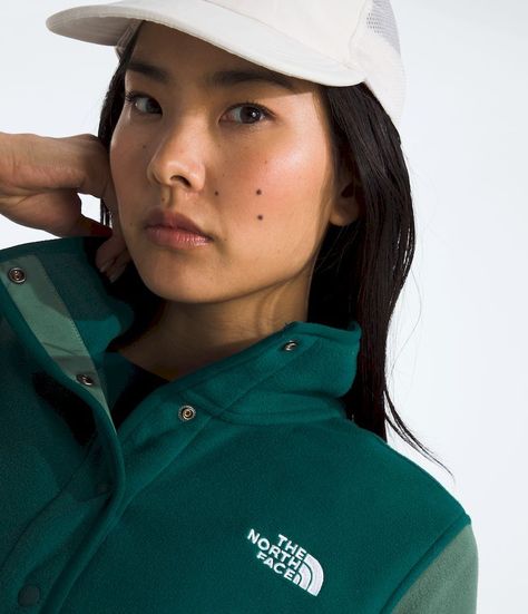 Polar The North Face Mujer Glacier 45689 Snap Verde-1