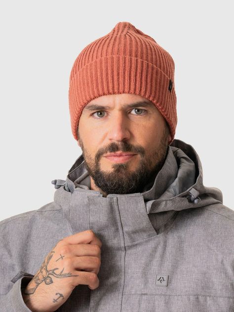 Gorro Kivül Unisex Beanie Roko Brick Coral Coral-2