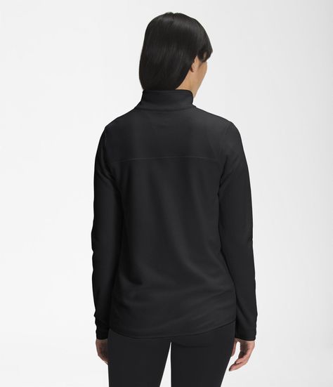 Polar Mujer The North Face  Tka Glacier ¼ Zip  Negro-1