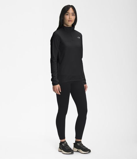 Polar Mujer The North Face  Tka Glacier ¼ Zip  Negro-2