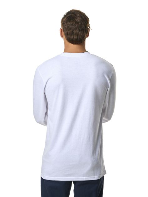 Polera Stoked Hombre Logo Ml Blanco-3