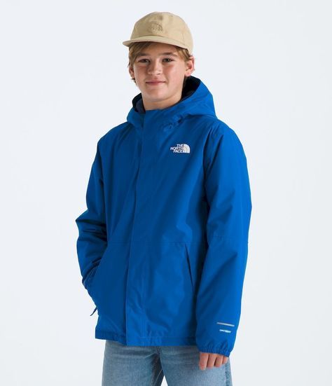 Chaqueta The North Face Hombre Impermeable Warm Antora Rain Azul-0