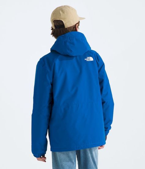 Chaqueta The North Face Hombre Impermeable Warm Antora Rain Azul-1