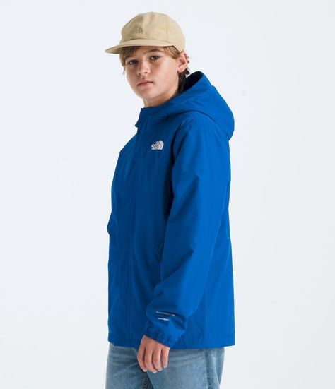 Chaqueta The North Face Hombre Impermeable Warm Antora Rain Azul-2