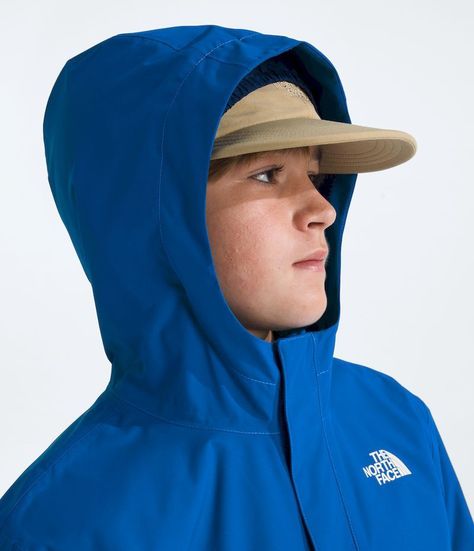 Chaqueta The North Face Hombre Impermeable Warm Antora Rain Azul-4