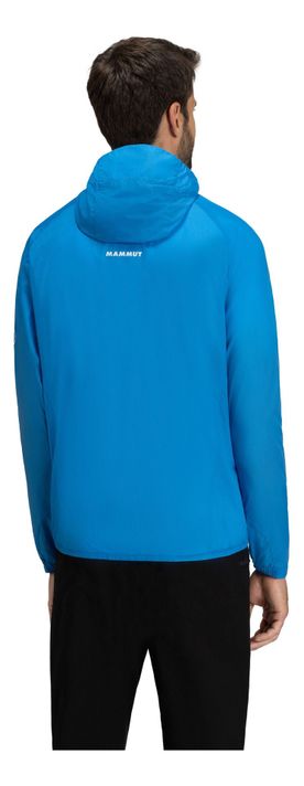 Chaqueta Mammut Hombre Cortaviento Convey Wb Hooded Turquesa Turquesa-1