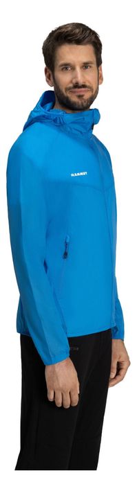 Chaqueta Mammut Hombre Cortaviento Convey Wb Hooded Turquesa Turquesa-2