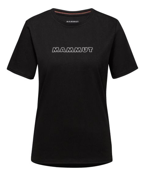 Polera Mujer Mammut Core T-Shirt Logo Negro-1