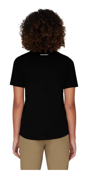 Polera Mujer Mammut Core T-Shirt Logo Negro-2