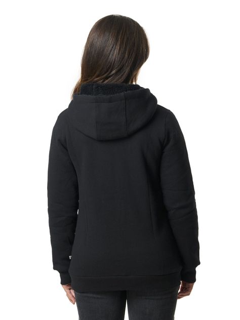 Polerón Kivul Mujer Keta Reciclado Negro-2