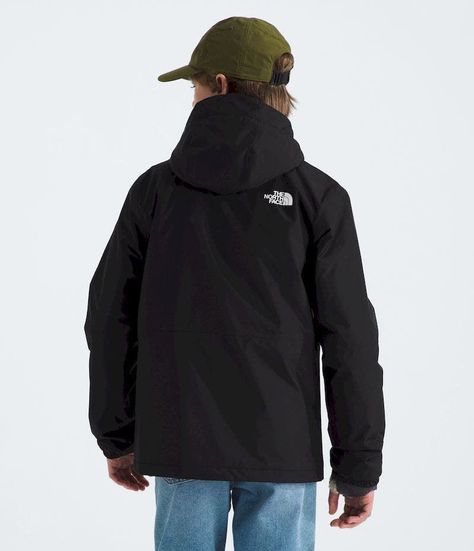 Chaqueta The North Face Niño Impermeable Warm Antora Rain Negro-1