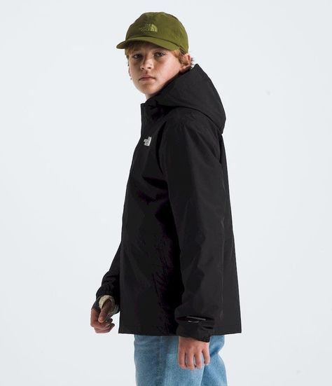 Chaqueta The North Face Niño Impermeable Warm Antora Rain Negro-2