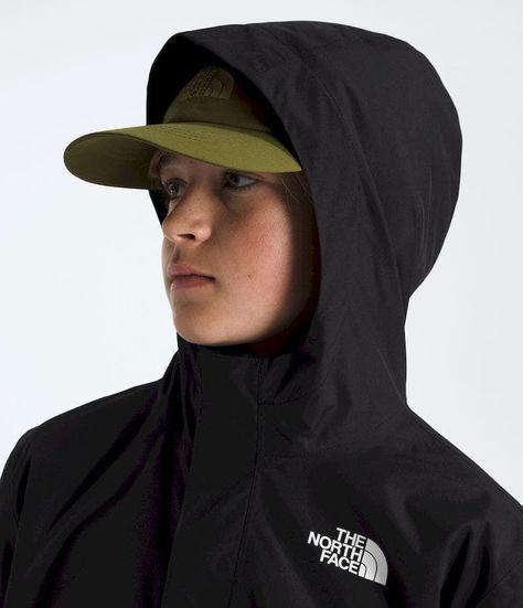 Chaqueta The North Face Niño Impermeable Warm Antora Rain Negro-4