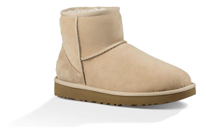 Bota UGG Mujer Classic Mini Ii Beige-0