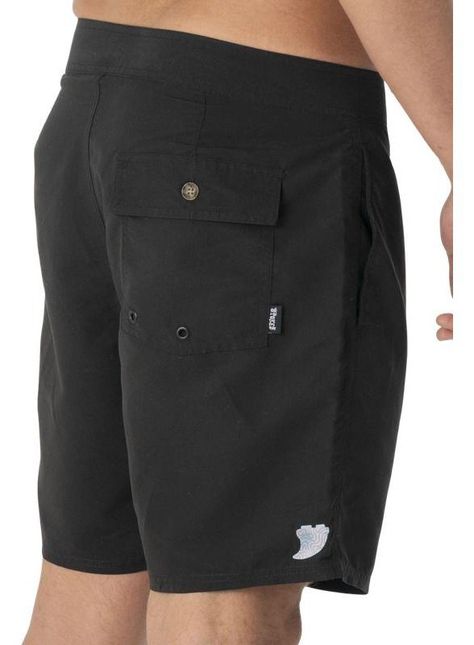 Traje Stoked Hombre De Baño Boardshort Lobo Negro-4