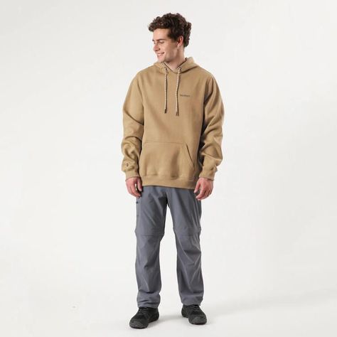 Polerón Marmot Hombre Chest Logo Hoody Beige-2