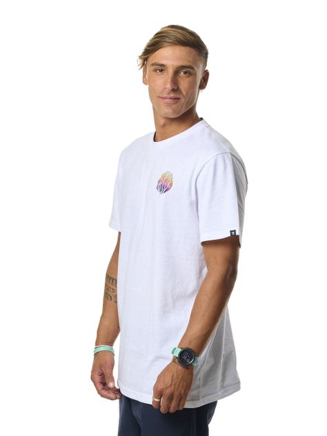 Polera Stoked Hombre Arte Blanco-1