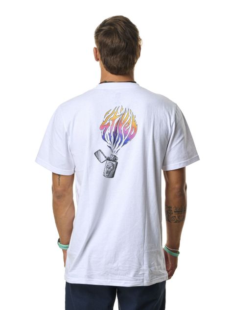 Polera Stoked Hombre Arte Blanco-2