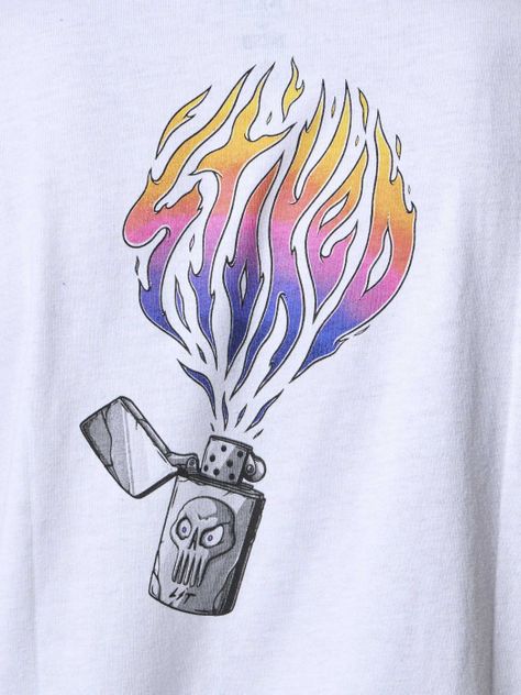 Polera Stoked Hombre Arte Blanco-4