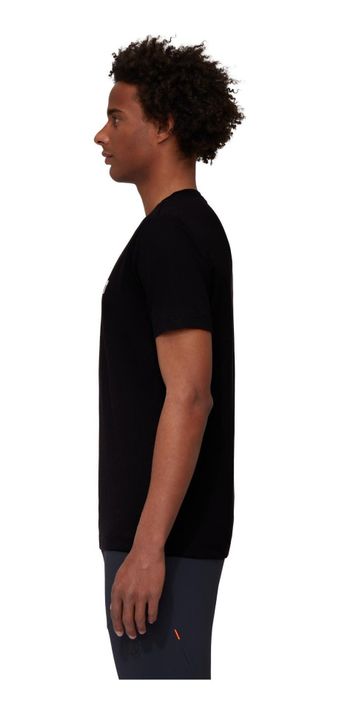 Polera Mammut Hombre Core T-shirt Logo MM0001 Negro-3