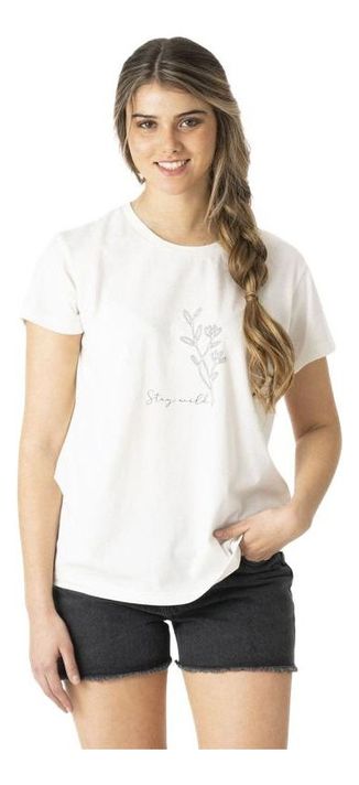 Polera Kivül Mujer Zaka Reciclada Blanco-0