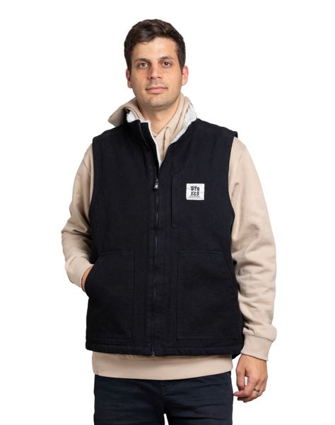 Chaqueta Stoked Hombre Vest Negra-0