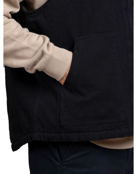Chaqueta Stoked Hombre Vest Negra-4