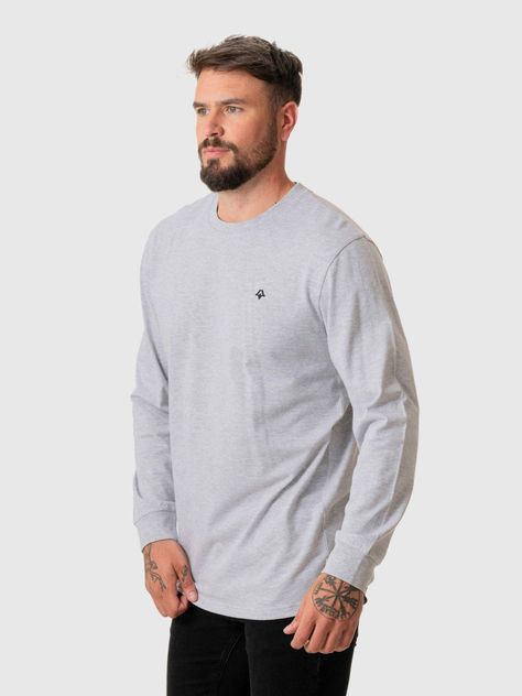 Polera Kivül Hombre Logo Ml Clara Gris-1